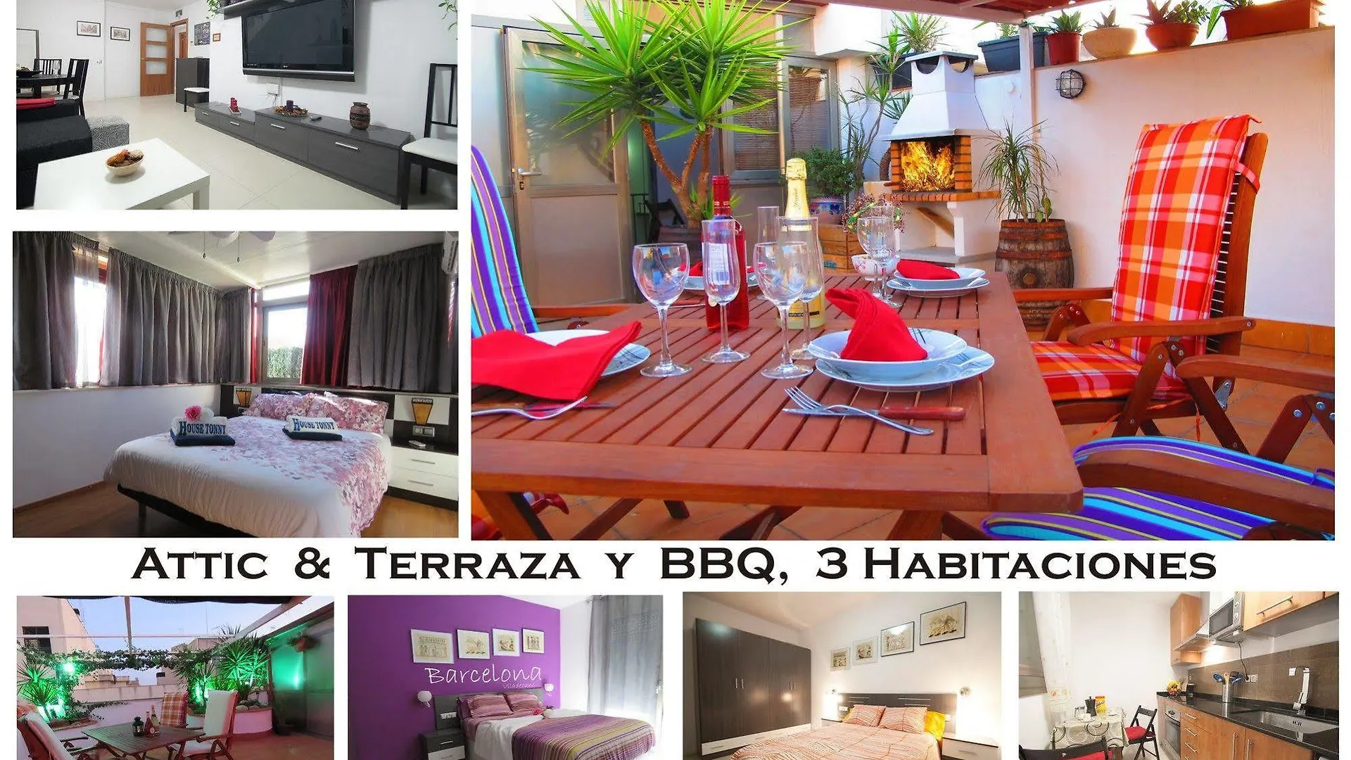 Apartamentos Atico Airport Barcelona, Terraza Y Barbacoa El Prat de Llobregat